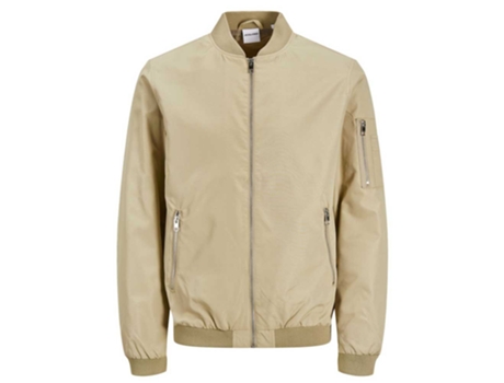 Chaqueta para Hombre JACK & JONES Bomber rush Beige (L)