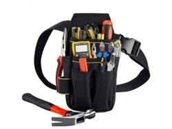 Riñonera/bolsa Para Herramientas Profesional - 25,5x12,5x3 Cm - 14 Bolsillos, Tejido Oxford De Doble Capa Impermeable.