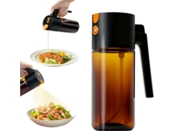 Dispensador De Aceite De Oliva En Spray, 2 En 1, De Vidrio, Para Cocina, 580 Ml.