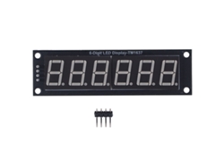 Módulo De Display De 6 Dígitos De 7 Segmentos 0.56in Con Controlador Tm1637 Tubo Led Digital 5v 2pin Io