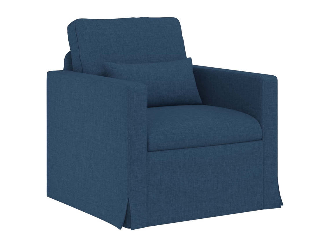 Sofá Azul 78 X 78 X 80 Cm Tela