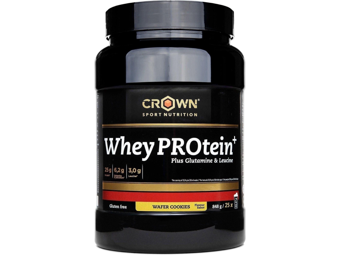 Proteína CROWN SPORT NUTRITION . Con Leucina Ylutamina Extra Y Certificación Antidoping Informed Sport (871 Gr, - Cookies)