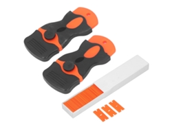 Kit De Raspador De Un Solo Filo Con Cuchillas De Repuesto Para Eliminar Pegamento Y Sellador En Casa.