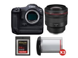 Canon Eos R3 + Rf 85mm F/1.2 L Usm + 1 Sandisk 64gb Extreme Pro Cfexpress Type B + 3 Canon Lp-e19 + Ebook “20 Consejos Para Fotos Que Impactan”