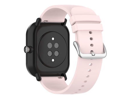 Correa de Silicona 22mm con hebilla para Samsung Galaxy Watch3 45mm/Active/Huawei Watch 3 - color rosa pálido