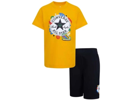 Pantalones Cortos de Niños CONVERSE Cnvb Squiggle Ss Multicolor (56 años)
