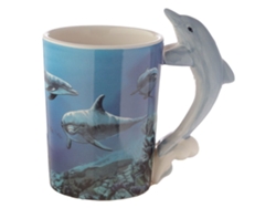 Taza con asa de delfín PUCKATOR
