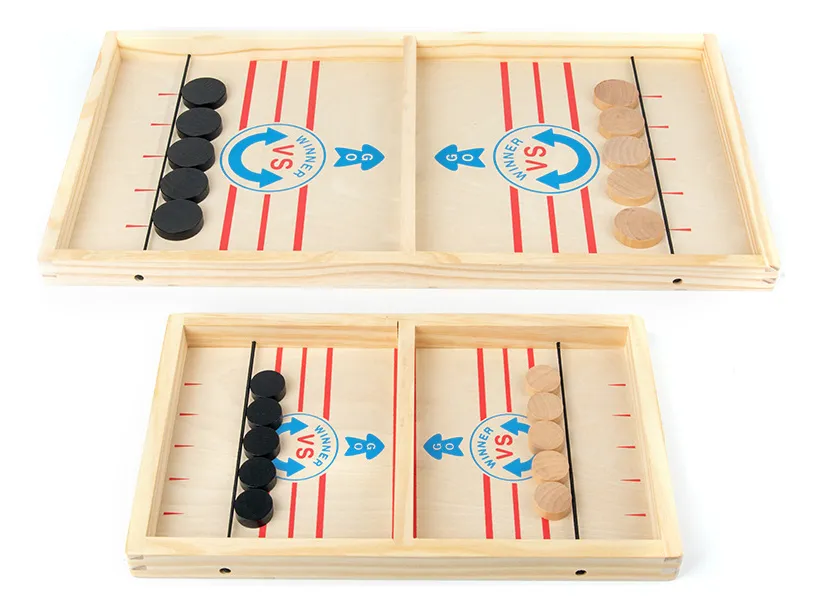 Trompeta, divertido juego de mesa interactivo de madera, 2 en 1 slowmoose