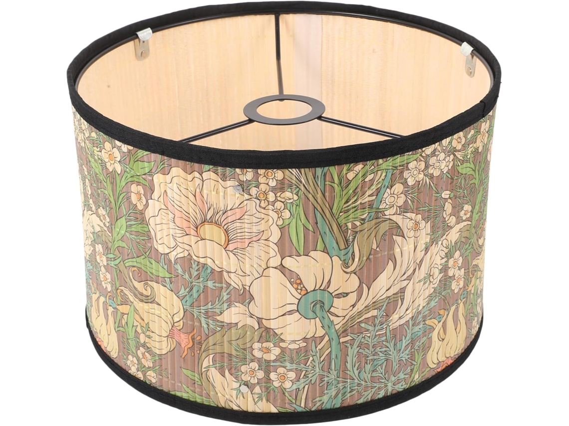 Lámpara Colgante De Bambú Natural Para Plafón E27, Elegante Y Refinada, Ideal Para Dormitorios Y Hogares.
