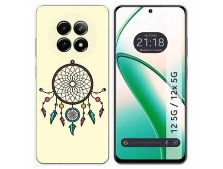 Funda Diseño Atrapasueños para Realme 12 5G 12X 5G TUMUNDOSMARTPHONE Silicona Multicolor
