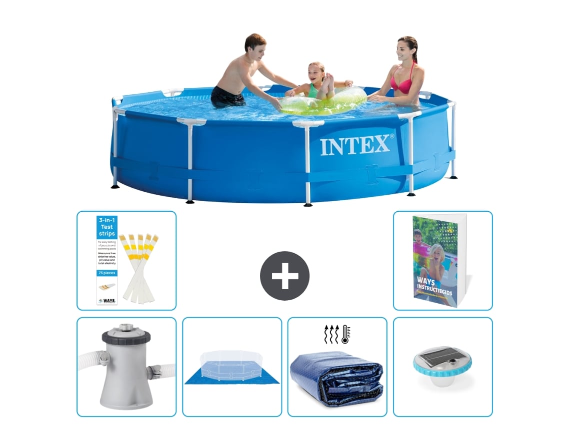 Intex Piscina Com Estrutura Redonda - 305x76 Cm - 7-peças S272