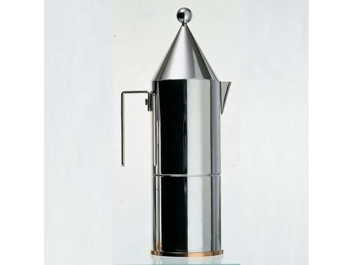 Cafetera espresso Alessi La Conica 6 tazas Gris Espresso