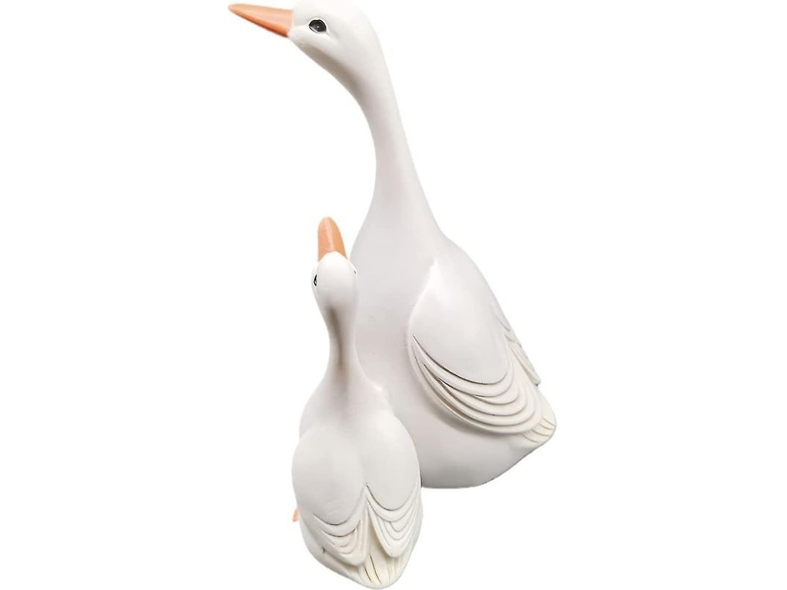 2026altiro-figuras Decorativas De Pato Madre E Hijo Para Sala De Estar - Regalo Perfecto Para Decoración - Resina