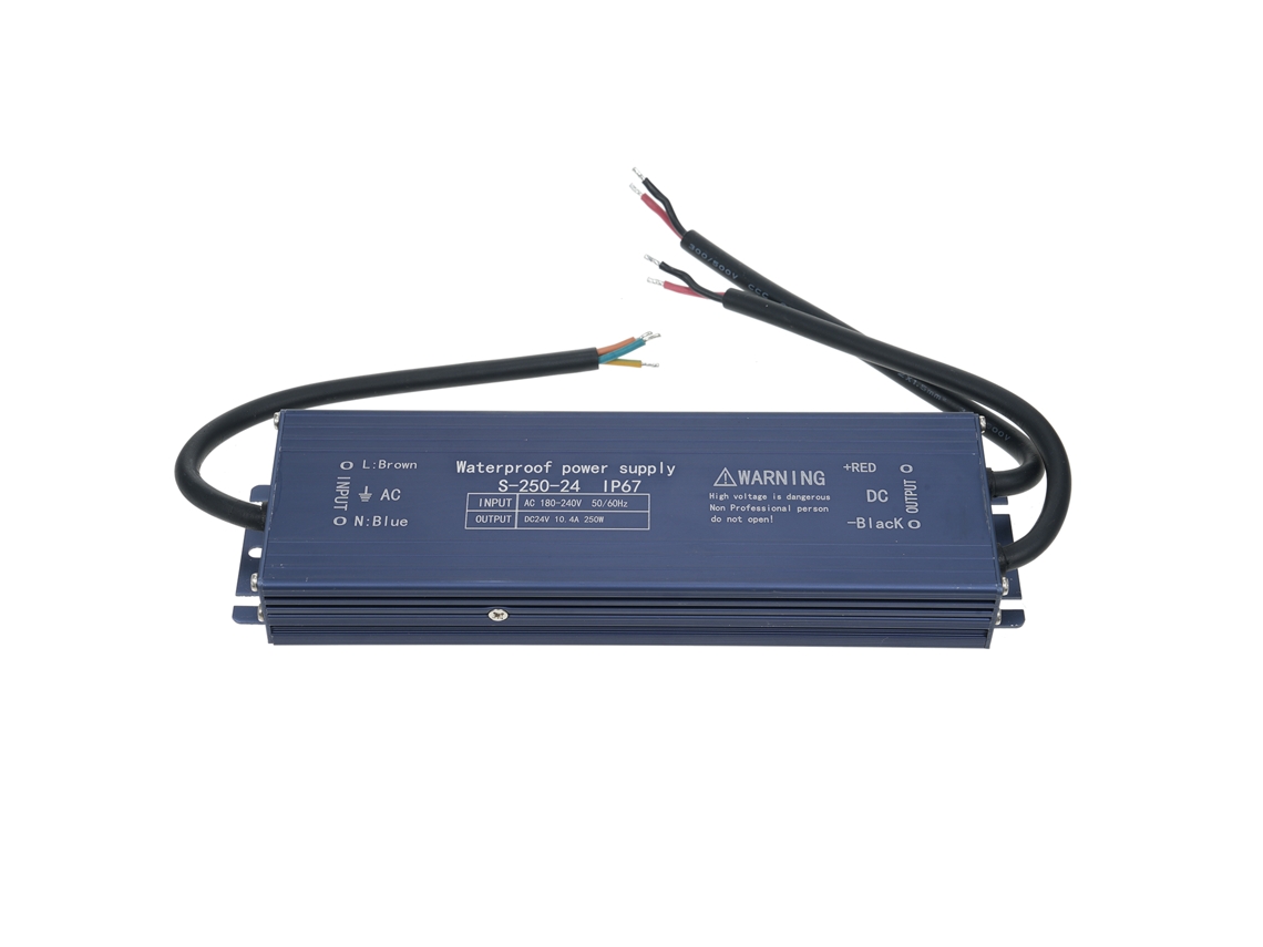 Rebe-fuente De Alimentación Transformador Led Impermeable Ip67 Ac 180-240v A Dc 24v 250w Para Tiras Led Luces Exteriores Carteles