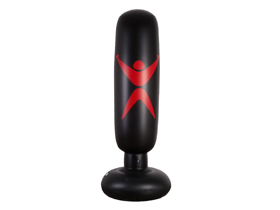 Saco de boxeo vertical inflable de PVC para entrenamiento (CUICH - Manos levantadas)
