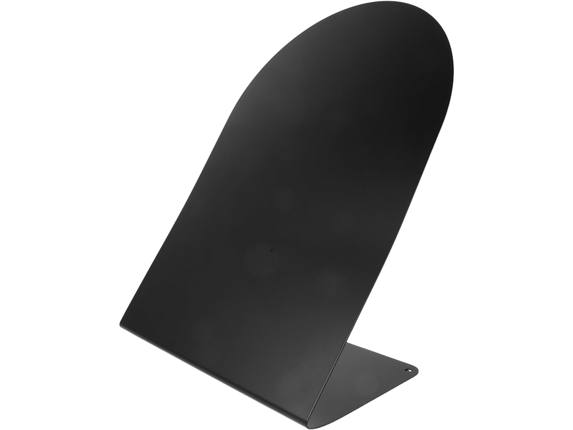 Tablero De Notas Magnético Decorativo Negro, Soporte Compacto Y Estable – Organizador De Notas Para La Oficina