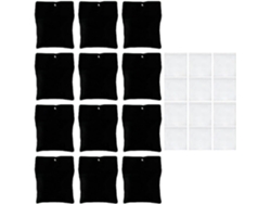 Lote De 8 O 12 Bolsas Para Cortinas De Exterior Con Clips Metálicos, Sellado Pe 425 2g