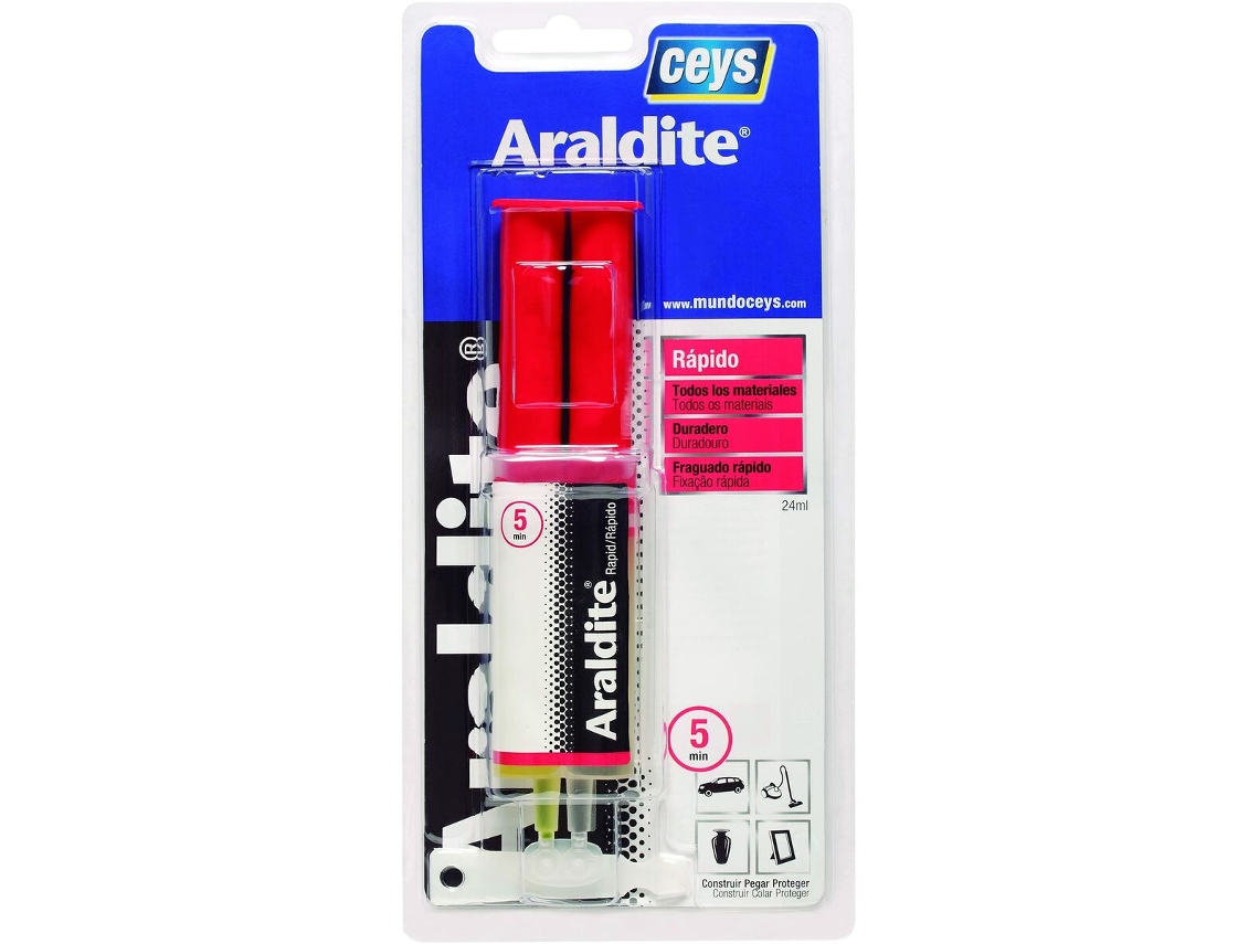 Adhesivo Instantáneo Ceys Araldite 510205 Rápido 24 ml 2 Piezas