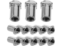 Tuercas Giratorias M5 Para Baterías, 20 Piezas, Accesorios De Montaje De Metal, Soportes De Platillos Y