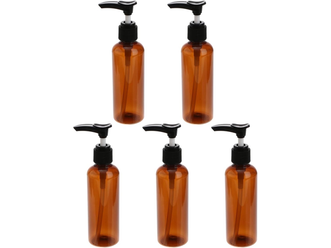 Distributeurs De Savonnyte A Pompe Recargables 5 Pièces Lot 100 Ml Pour Gel Baño Y Shampoing