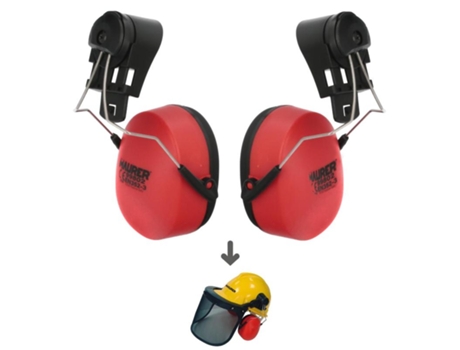 Recambio protector auditivo para casco con visera, protector facial de rejilla y protector auditivo maurer modelo 99790