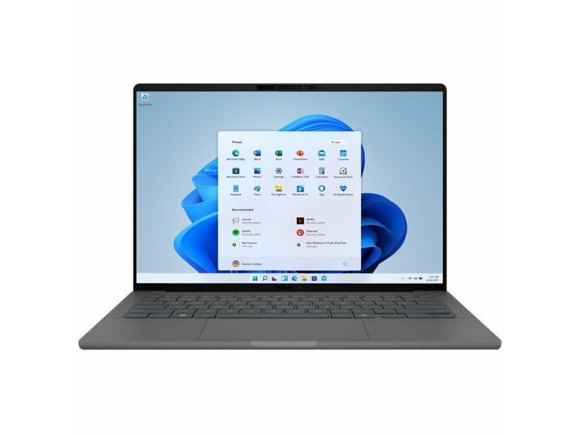 Portátil Asus Zenbook A14 Oled Ux3407qa Qd412w (plata, SSD de 512 GB, 14 pulgadas, enchufe europeo, QWERTY español, 32 GB de RAM, Qualcomm Snapdragon)