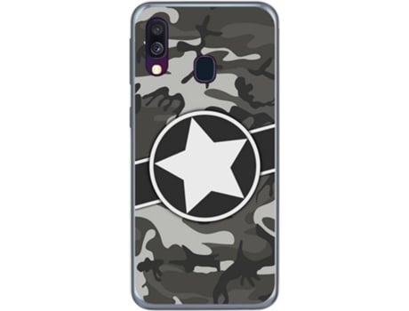 Carcasa Samsung Galaxy A40 TUMUNDOSMARTPHONE Camuflaje 02 Multicolor