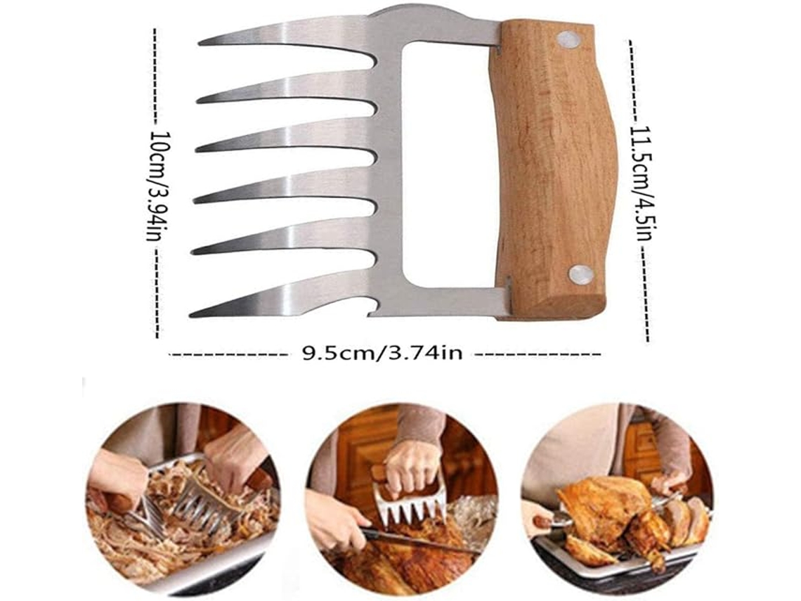 Garras Para Carne De Cerdo Desmenuzado, Tenedores Para Barbacoa De Acero Inoxidable
