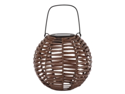 Farol Solar De Ratán Para Exteriores, Colgante Led Impermeable, Lámpara Decorativa Jardín, Césped Y