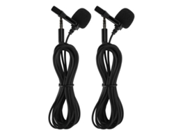 Micrófono con clip antirruido para grabar con celular/PC