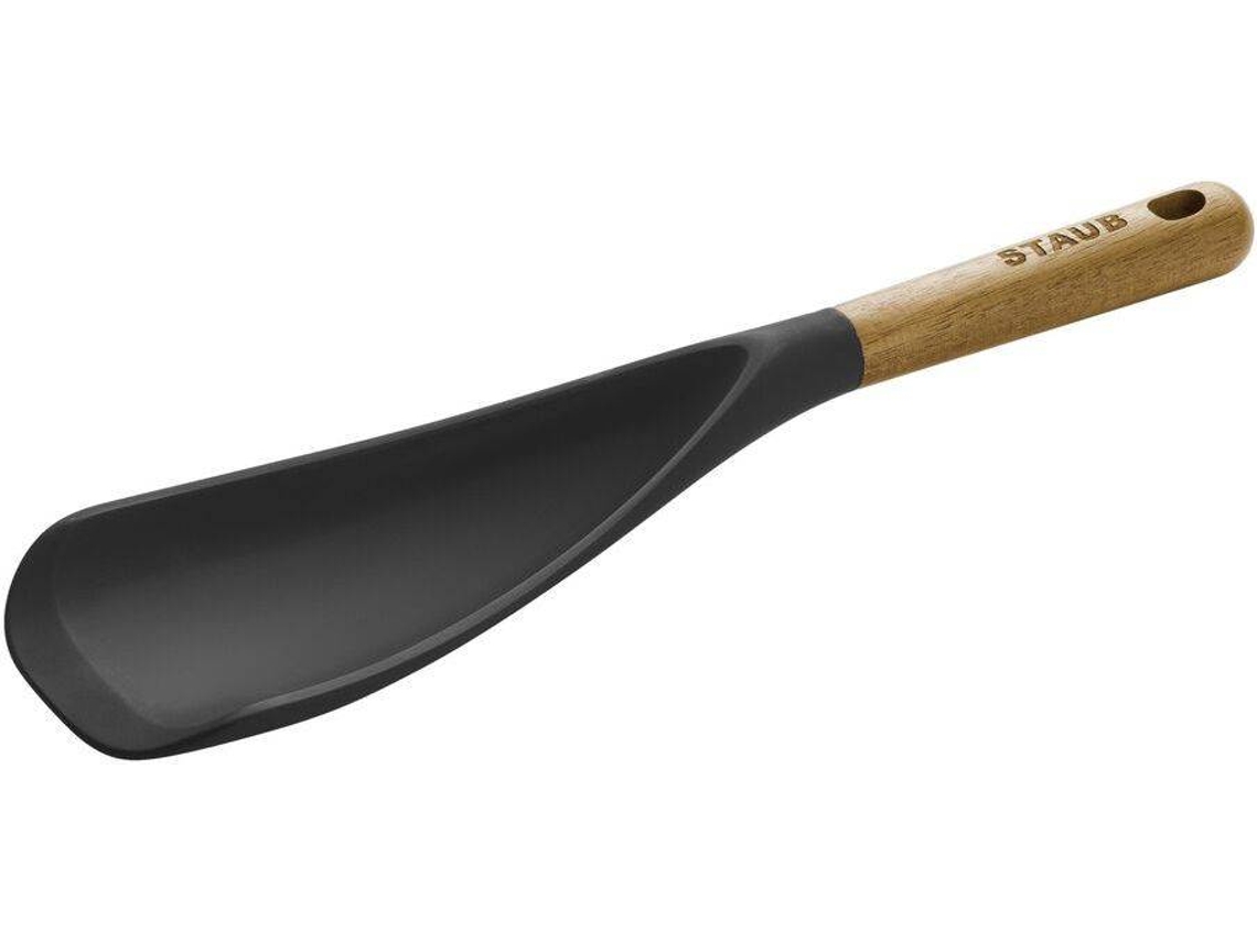 Cuchara STAUB (Negro - Silicona - 30 cm)