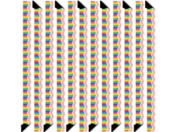 Besportble Stobaza De Pvc Para Pizarras Negras Y Blancas Y Manualidades 61,00 X 3,80 X 0,10 Cm Pulgadas -co...