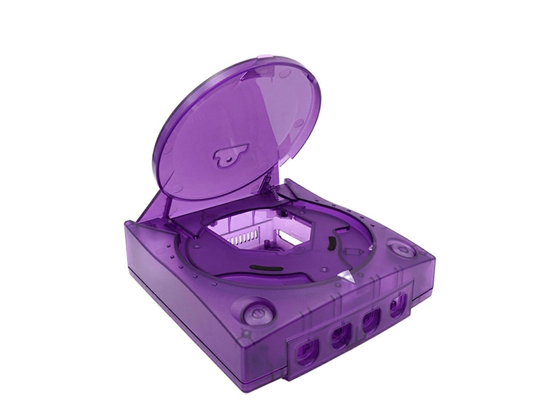 Reemplazo De Plástico Para Carcasa Translúcida Para Caja Transparente Para Sega Dreamcast Para Consola De Videojuegos Retro Dc Re White