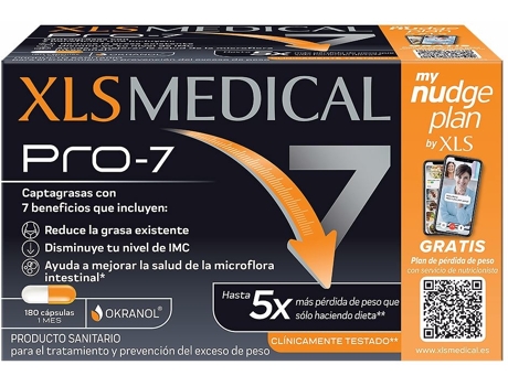 Complemento Alimentar XL - S MEDICAL Xls Medipro 7 Nudge (180 Comprimidos)