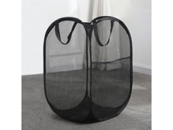 Cesto De Ropa Grande Plegable De Malla Con Asas Para Habitaciones Infantiles Y Residencias Universitarias (1 Unidad)