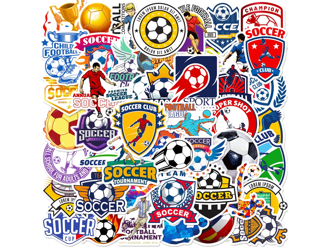 50 pegatinas de fútbol inglés