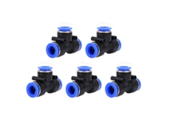 Conector Neumático De Plástico De Liberación Rápida Para Mangueras, Válvulas Y Tuberías De Aire, Con Un Diseño Flexible Y Seguro.