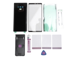 Kit De Reemplazo Para La Cubierta De Cristal Trasero De La Pantalla Frontal Con Herramientas Para Galaxy Note 9 Negro