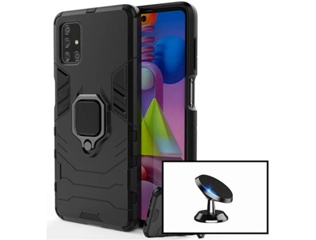 Kit Soporte Magnético y Funda Samsung Galaxy M51 Negro