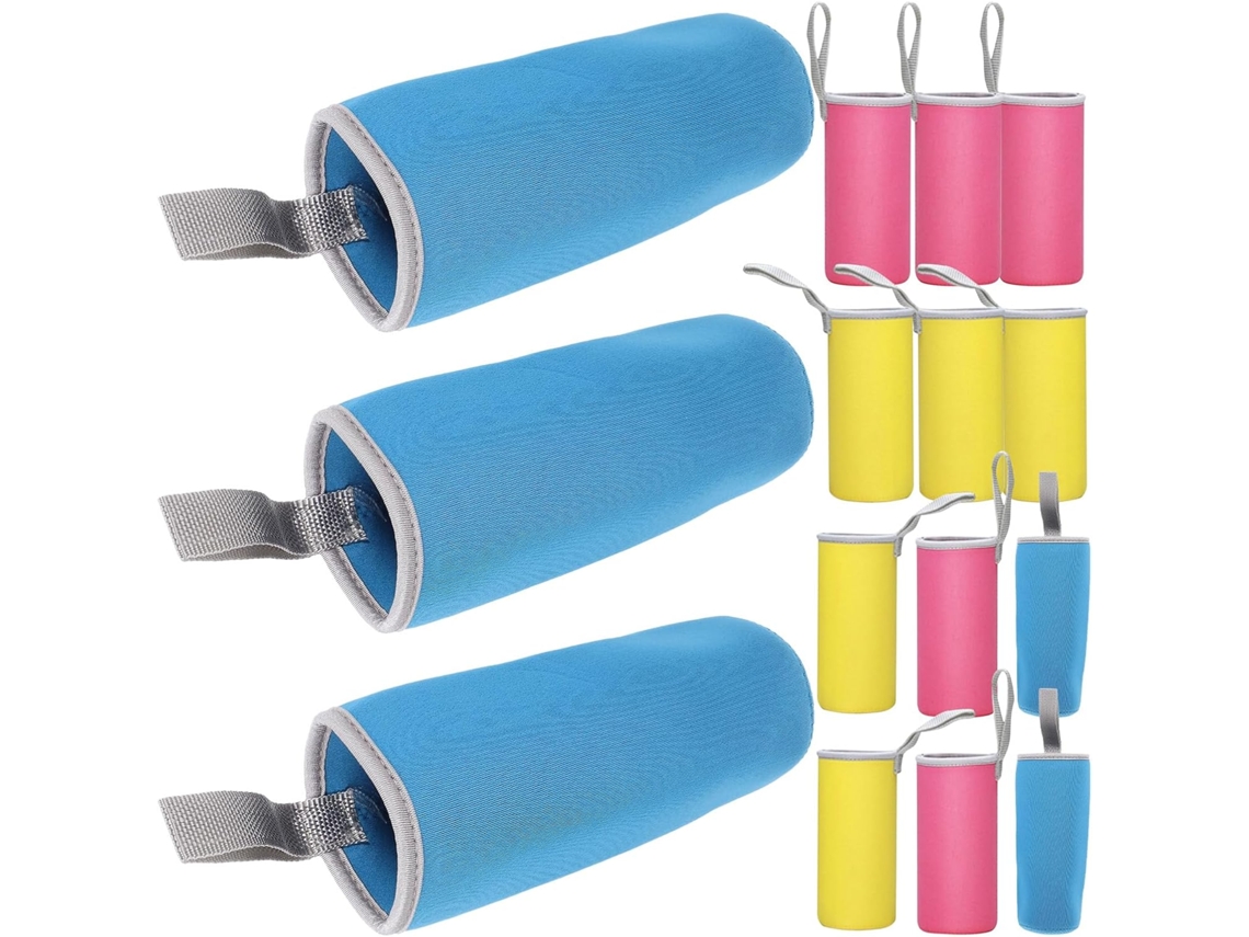 Paquete De 15 Fundas Aislantes Para Botellas De 550 Ml, Fundas De Neopreno Resistentes Al Calor Con Correa.