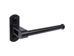 Soporte Para Papel Higiénico De Aluminio Resistente A La Corrosión Para Baño, Lavabo Y Ambientes Húmedos (negro Mate, 16 Cm)