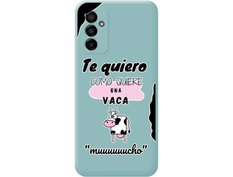Carcasa para Samsung Galaxy M23 5G TUMUNDOSMARTPHONE Silicona Líquida Dibujos Azul