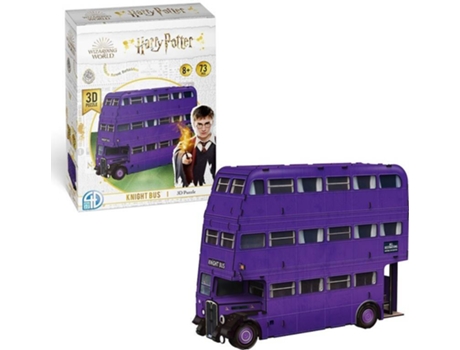 Puzzle 3D Harry Potter - Autobus Noctambulo (Edad Mínima: 8 años - 73 Piezas)