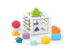 Brinquedo De Classificação De Formas Para Bebê Com Elásticos Brinquedo Sensorial De Aprendizado Para Meninas E Meninos