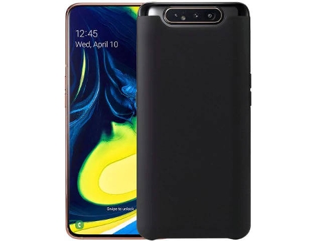 Carcasa Samsung Galaxy A80 Silicona Negro