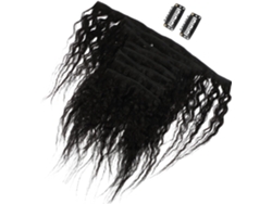 8 Pièces Pince A Cheveux Perruque Clip De Trame Double Bouclé Humaine Bouclée E Ondulé Boucles