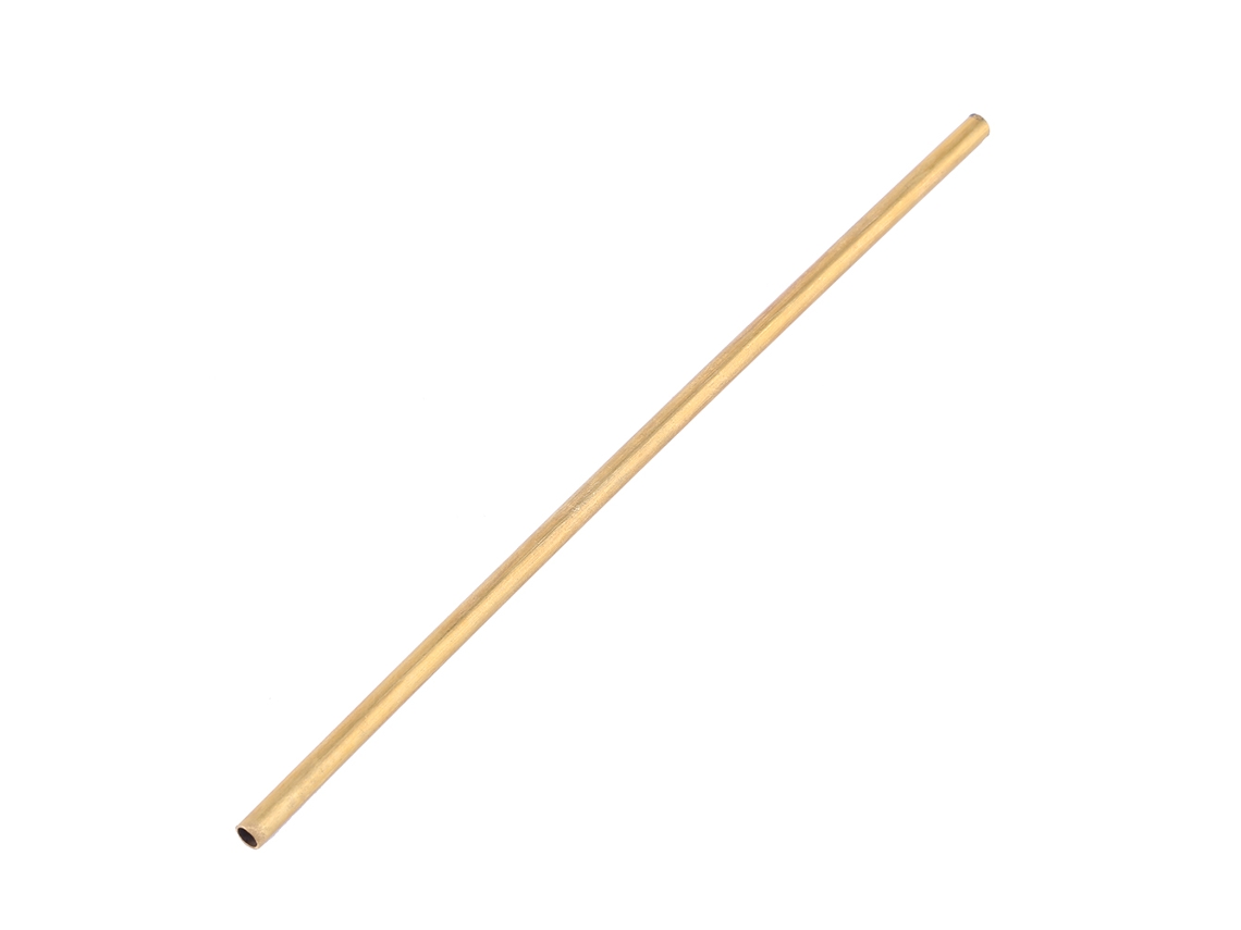 Tubo De Latón Redondo Exterior 5mm Largo 200mm Pared 0.5mm