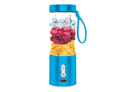 Licuadora multifuncional recargable con funciones para picar hielo y licuar frutas. Mdug (azul eléctrica)