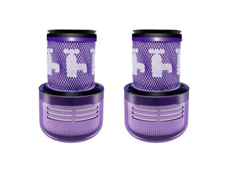 Filtro de poste Hepa púrpura personalizado de 1 /2 piezas para aspiradora de mano Dyson V12 Stick