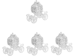Juego De 4 Joyeros Decorativos Para El Hogar, Elegante Almacenamiento Para Anillos Y Collares.